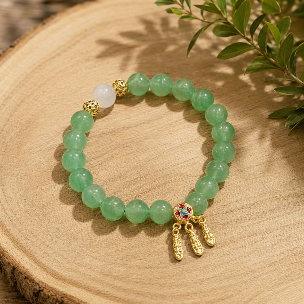 Bead Bracelet: Lifelong Companion, Winged Guardian D52
