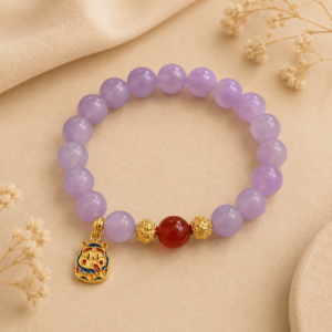 Bead Bracelet: Purple Qi Rising from the East D51